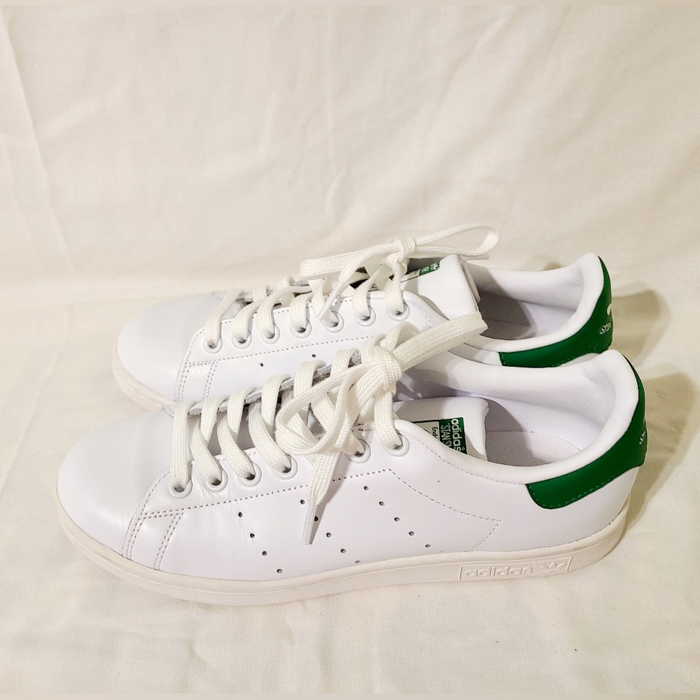 Adidas Womens Stan Smith B24105 White Sneaker Shoes Size 8 (8.5) FR 40